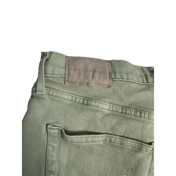 Everlane The Original Cheeky Jean High Rise Womens 29 Crop Green Denim - Picture 4 of 6
